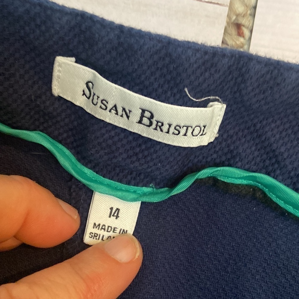 Susan Bristol Navy Shorts - Picture 5 of 6